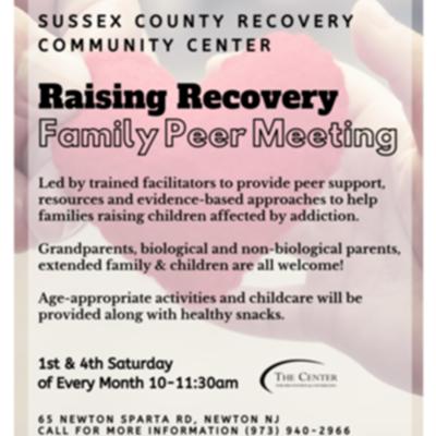 Raising Recovery Family Peer Meeting