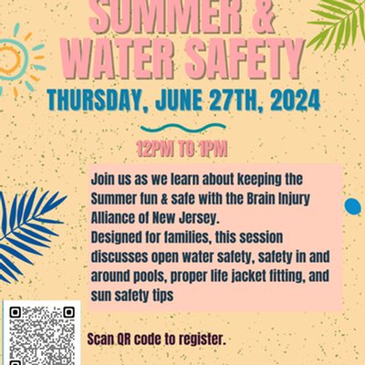 Summer & Water Safety with the Brain Injury Alliance of NJ