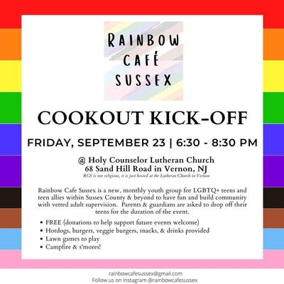 Rainbow Cafe Sussex Cookout Kick-Off