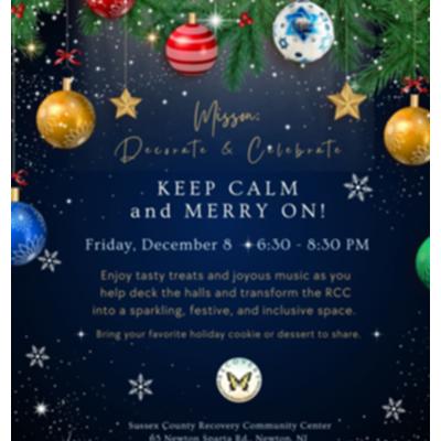 Mission Decorate & Celebrate at the Recovery Community Center