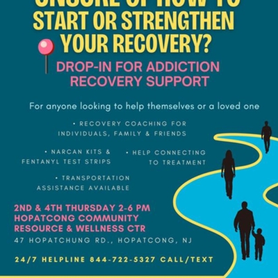 Drop-In for Recovery at Hopatcong Community Resource and Wellness Center